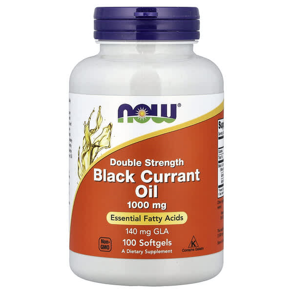 NOW Foods, Black Currant Oil, 100 Softgels (1,000 mg per Softgel)