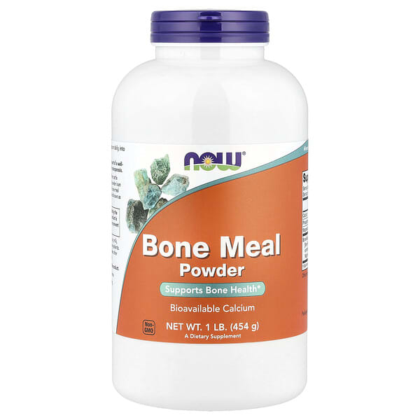 NOW Foods, Bone Meal Powder, 1 lb (454 g)