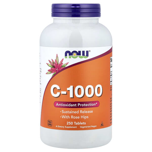 NOW Foods, C-1000, 250 Tablets