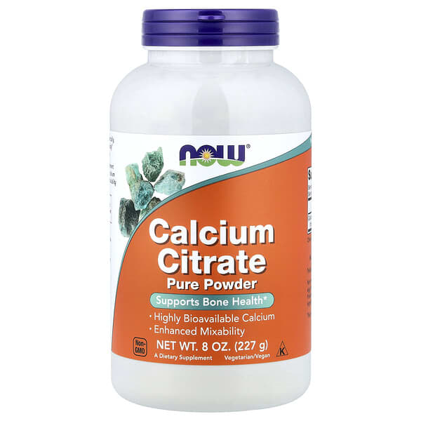NOW Foods, Calcium Citrate, Pure Powder, 8 oz (227 g)