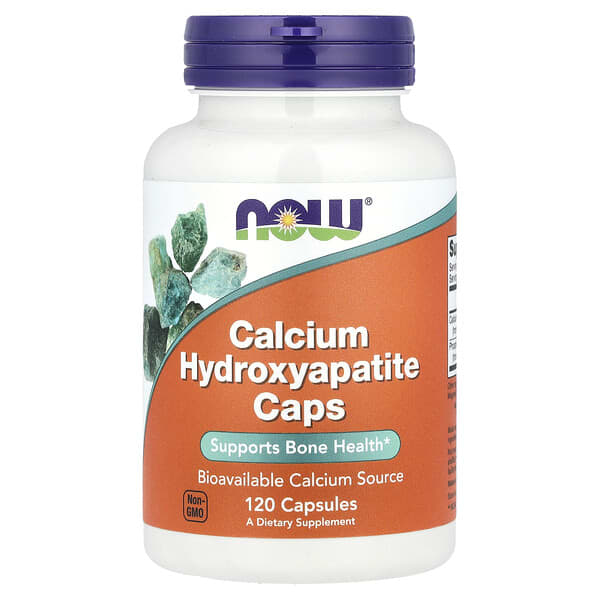 NOW Foods, Calcium Hydroxyapatite Caps, 120 Capsules