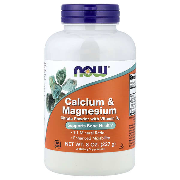 NOW Foods, Calcium & Magnesium With Vitamin D3, 8 oz (227 g)