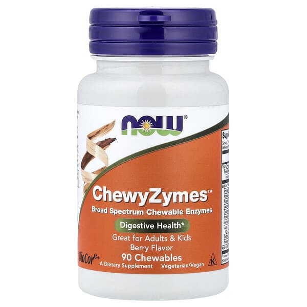 NOW Foods, ChewyZymes™, Berry , 90 Chewables 2 NOW Foods, ChewyZymes™, Berry , 90 Chewables