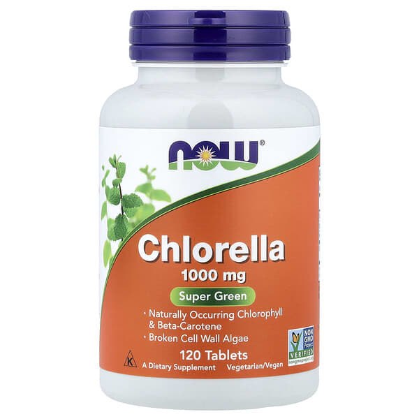 NOW Foods, Chlorella, 120 Tablets (1 g per Tablet)