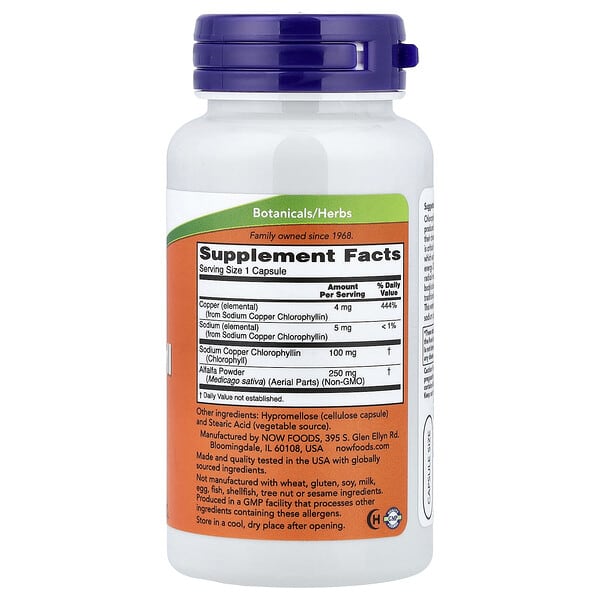Alternative view of NOW Foods, Chlorophyll, 90 Capsules