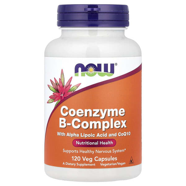NOW Foods, Coenzyme B-Complex With Alpha Lipoic Acid and CoQ10, 120 Veg Capsules