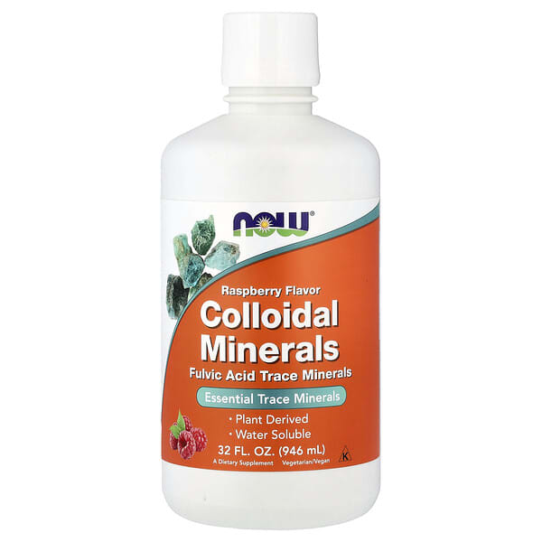 NOW Foods, Colloidal Minerals, Raspberry, 32 fl oz (946 ml)