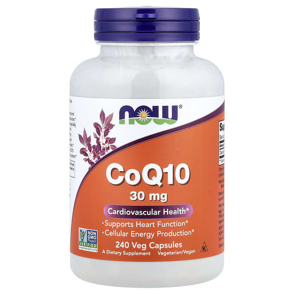 NOW Foods, CoQ10, 30 mg, 240 Veg Capsules