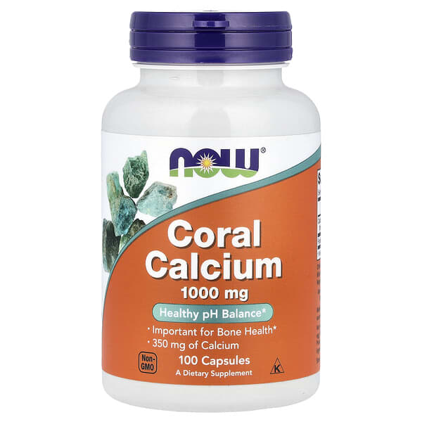 NOW Foods, Coral Calcium, 350 mg, 100 Capsules