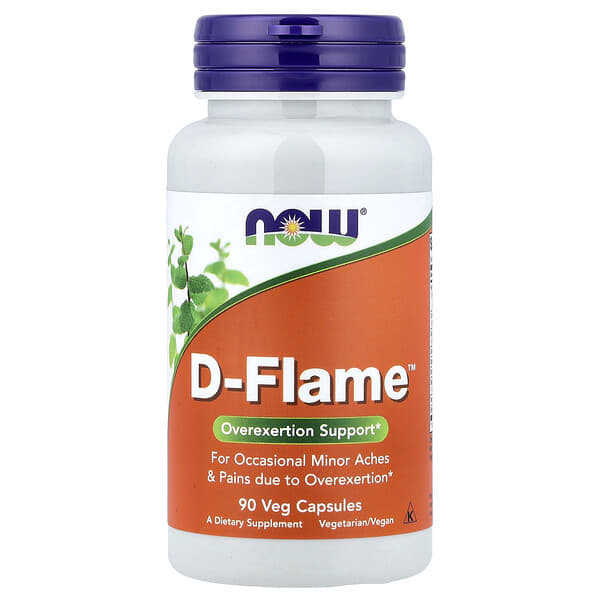 NOW Foods, D-Flame™, 90 Veg Capsules