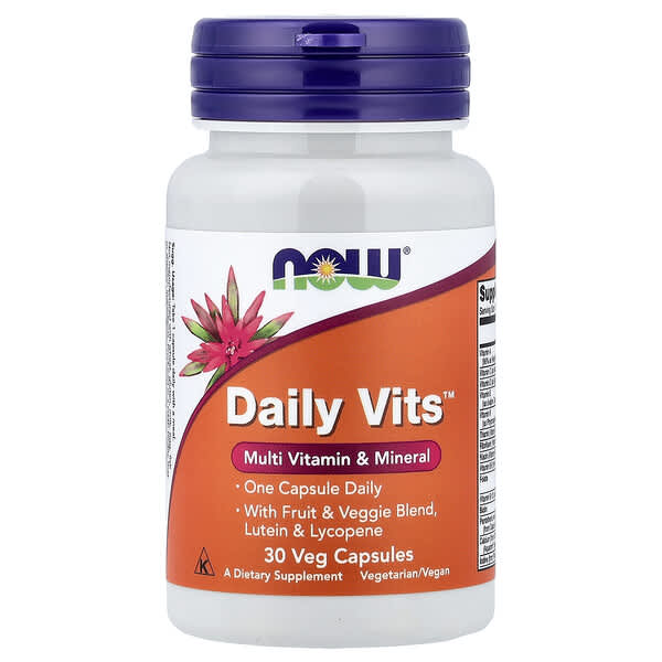 NOW Foods, Daily Vits™, 30 Veg Capsules