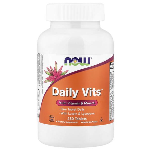 NOW Foods, Daily Vits™, Multi Vitamin & Mineral, 250 Tablets