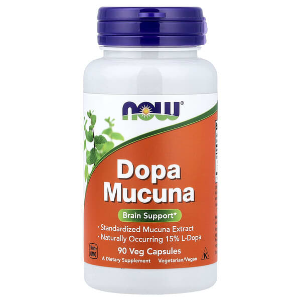 NOW Foods, Dopa Mucuna, 90 Veg Capsules