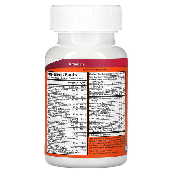 Alternative view of NOW Foods, Eve, Superior Women's Multi, 90 Tablets