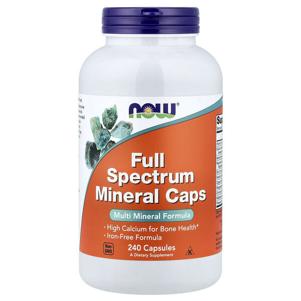 NOW Foods, Full Spectrum Minerals Caps, 240 Capsules