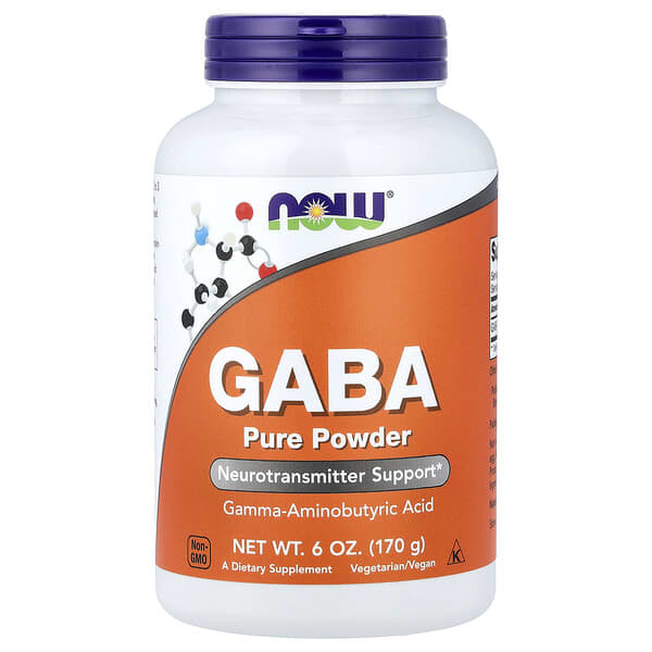NOW Foods, GABA Pure Powder, 6 oz (170 g)