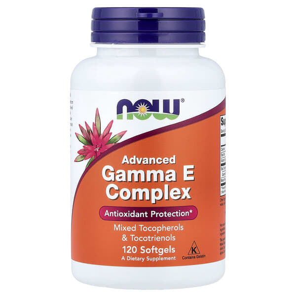 NOW Foods, Gamma E Complex, Advanced, 120 Softgels