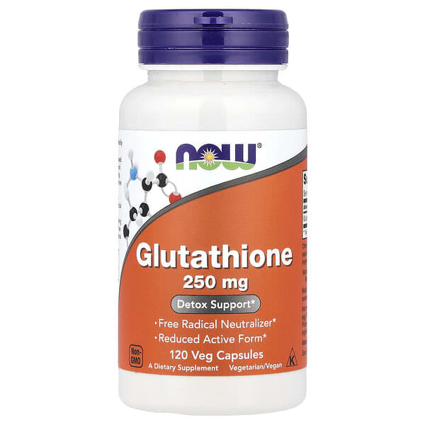 NOW Foods, Glutathione, 250 mg, 120 Veg Capsules