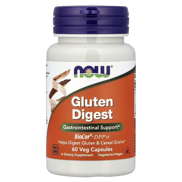 NOW Foods, Gluten Digest, 60 Veg Capsules