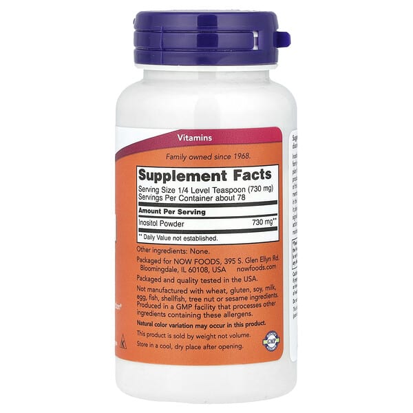 Alternative view of NOW Foods, Inositol Powder, 2 oz (57 g)