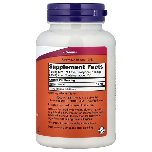 Alternative view of NOW Foods, Inositol Powder, 4 oz (113 g)