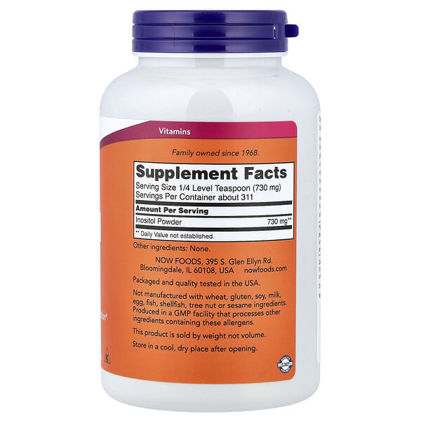 Alternative view of NOW Foods, Inositol Powder, 8 oz (227 g)