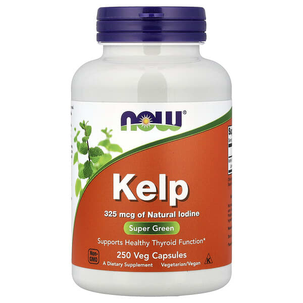 NOW Foods, Kelp, 325 mcg, 250 Veg Capsules