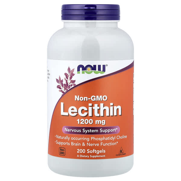 NOW Foods, Lecithin, 200 Softgels