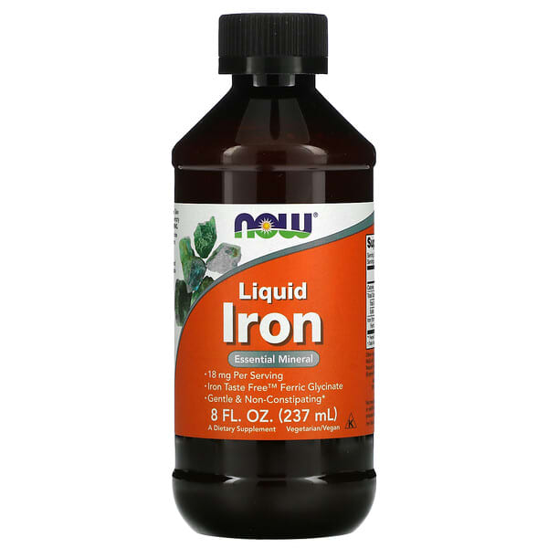 NOW Foods, Liquid Iron, 18 mg, 8 fl oz (237 ml)