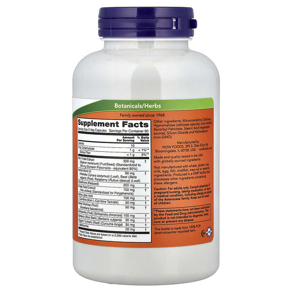 Alternative view of NOW Foods, Liver Refresh™, 180 Veg Capsules