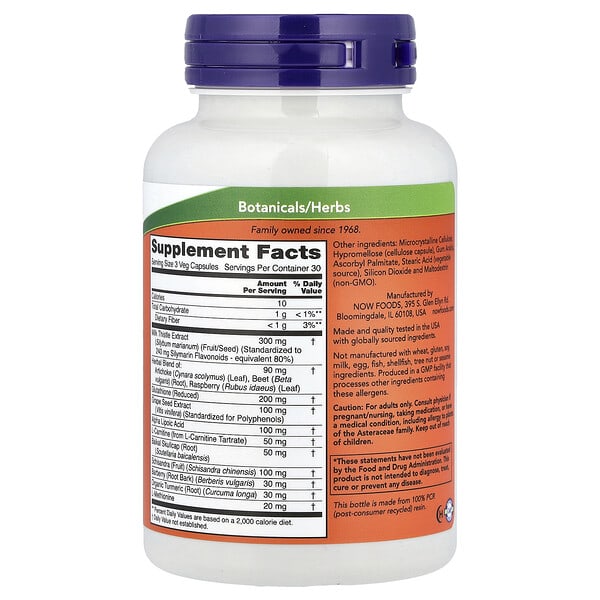 Alternative view of NOW Foods, Liver Refresh™, 90 Veg Capsules