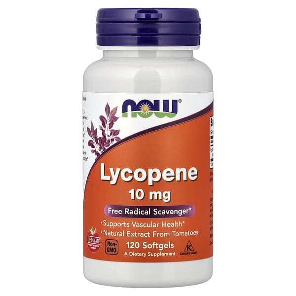NOW Foods, Lycopene, 10 mg, 120 Softgels