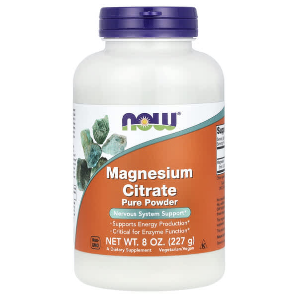NOW Foods, Magnesium Citrate Pure Powder, 8 oz (227 g)