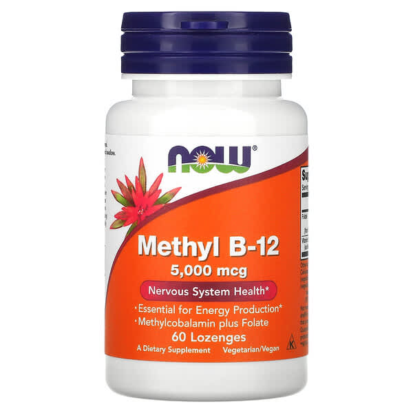 NOW Foods, Methyl B-12, 60 Lozenges