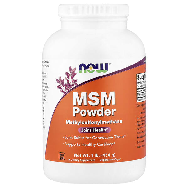 NOW Foods, MSM Powder, 1 lb (454 g)