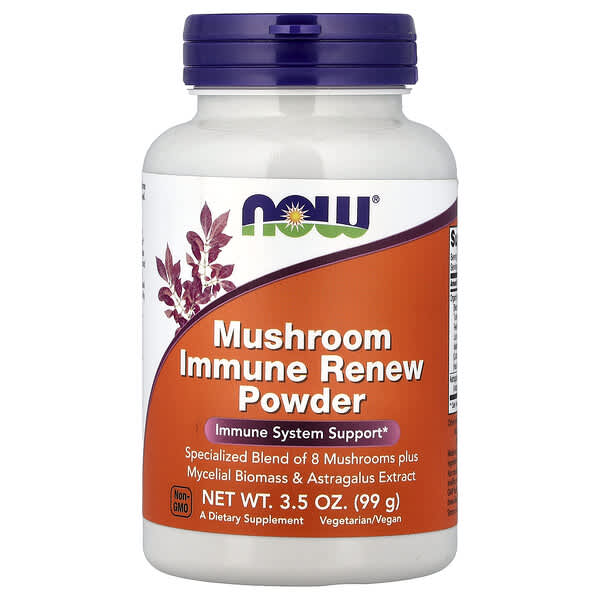 NOW Foods, Mushroom Immune Renew Powder, 3.5 oz (99 g)