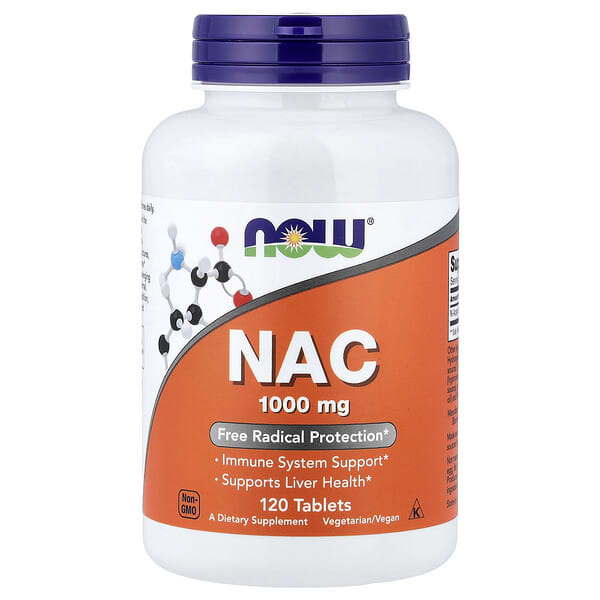 NOW Foods, NAC, 1,000 mg, 120 Tablets
