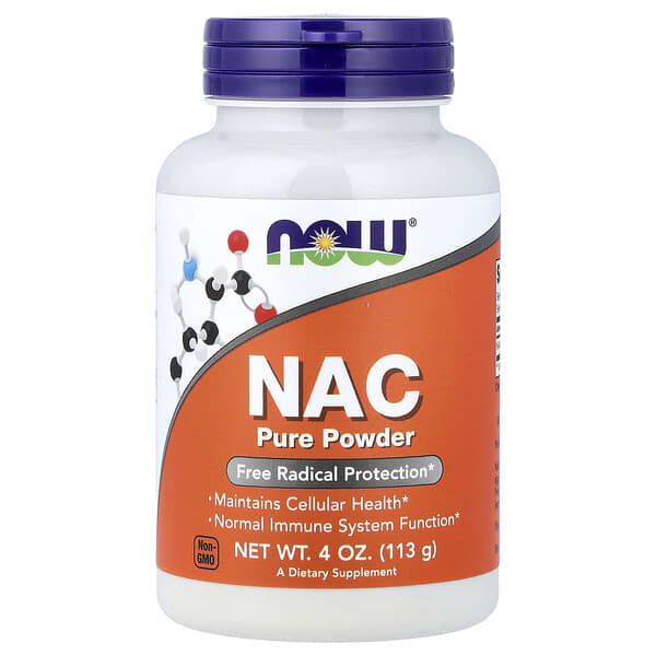 NOW Foods, NAC Pure Powder, 4 oz (113 g)