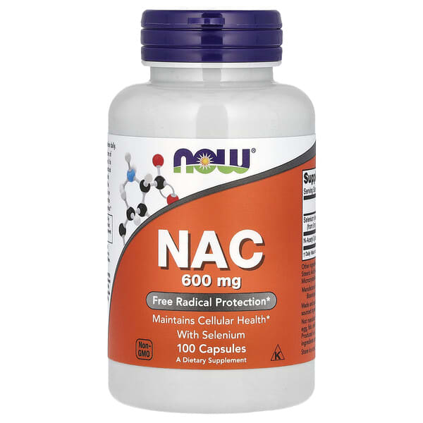 NOW Foods, NAC With Selenium, 100 Capsules