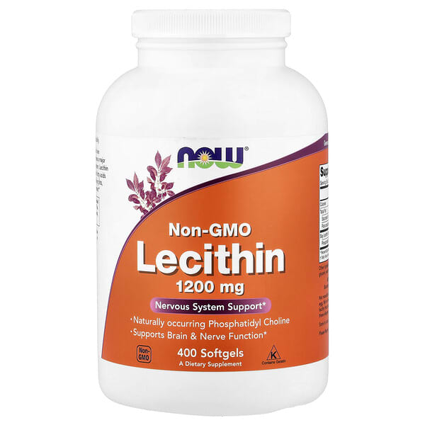 NOW Foods, Non-GMO Lecithin, 400 Softgels