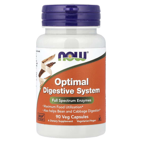 NOW Foods, Optimal Digestive System, 90 Veg Capsules