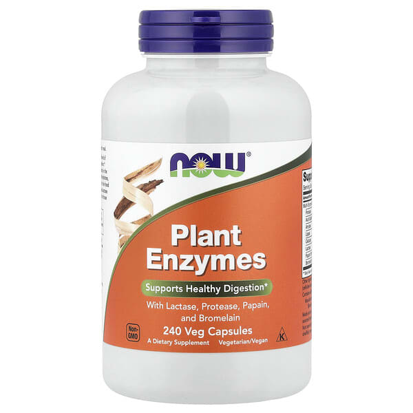NOW Foods, Plant Enzymes, 240 Veg Capsules