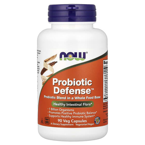NOW Foods, Probiotic Defense™, 90 Veg Capsules 2 NOW Foods, Probiotic Defense™, 90 Veg Capsules