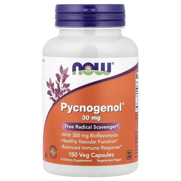NOW Foods, Pycnogenol® With Bioflavonoids, 150 Veg Capsules