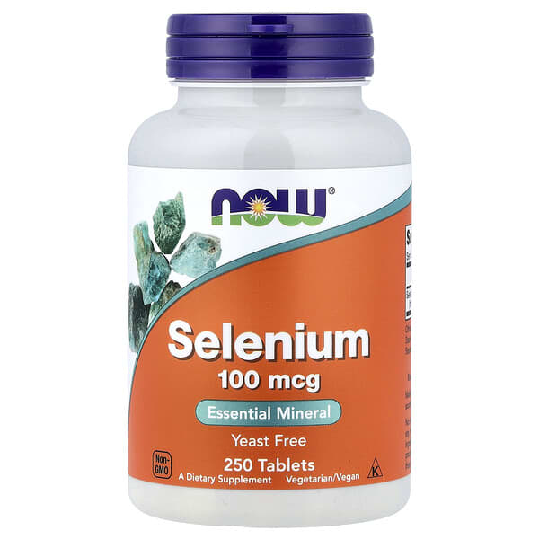 NOW Foods, Selenium, 100 mcg, 250 Tablets