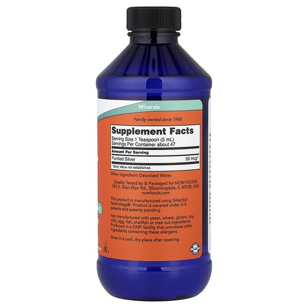 Alternative view of NOW Foods, Silver Sol, 8 fl oz (237 ml)