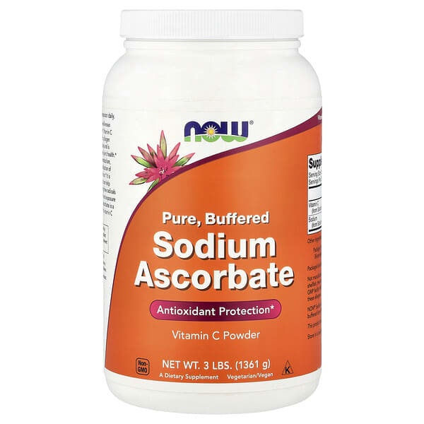 NOW Foods, Sodium Ascorbate Powder, 3 lbs (1361 g)