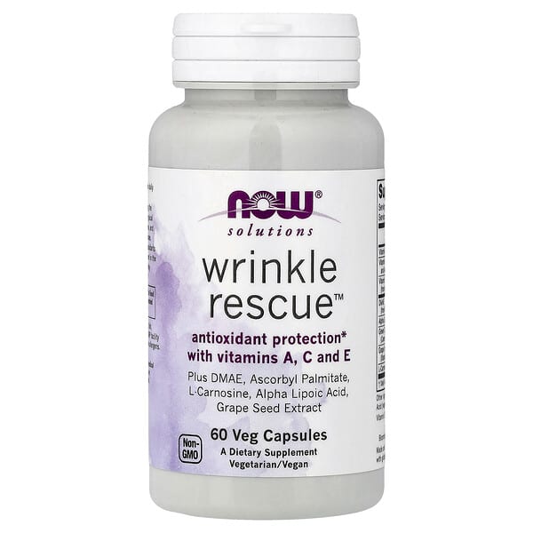 NOW Foods, Solutions, Wrinkle Rescue™, 60 Veg Capsules