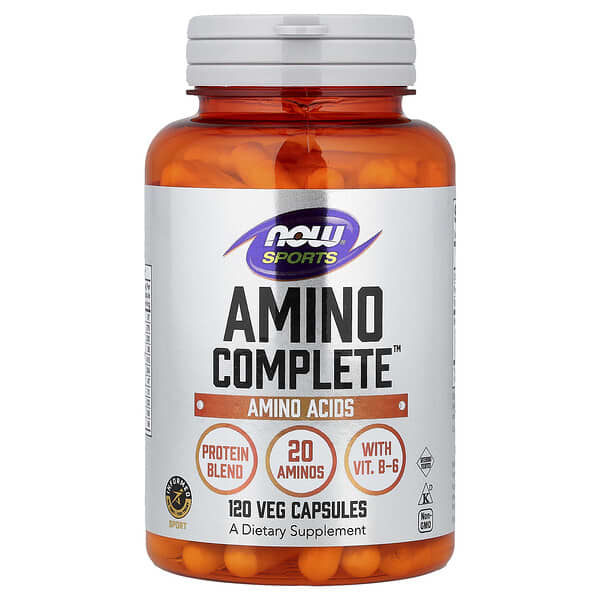 NOW Foods, Sports, Amino Complete™, 120 Veg Capsules