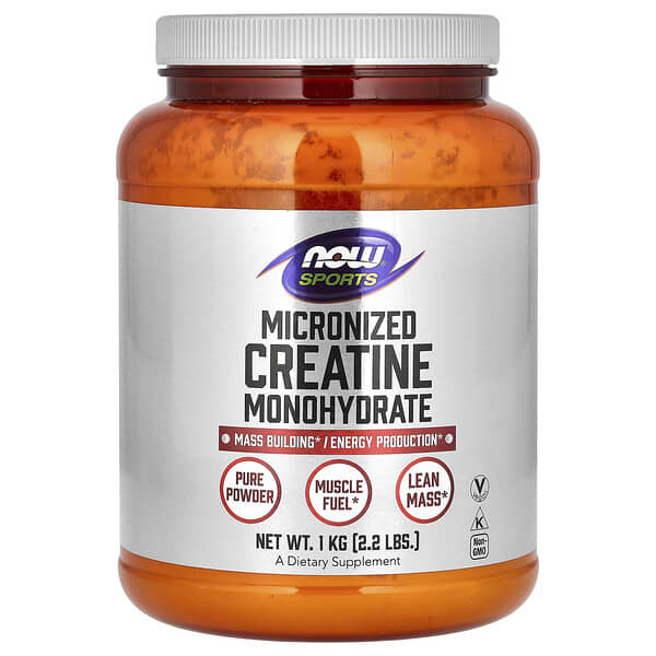 NOW Foods, Sports, Micronized Creatine Monohydrate, 2.2 lbs (1 kg)
